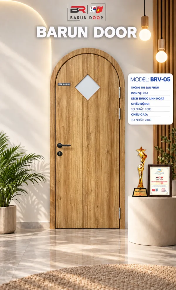Cửa vòm BRV-05 ảnh tham khảo