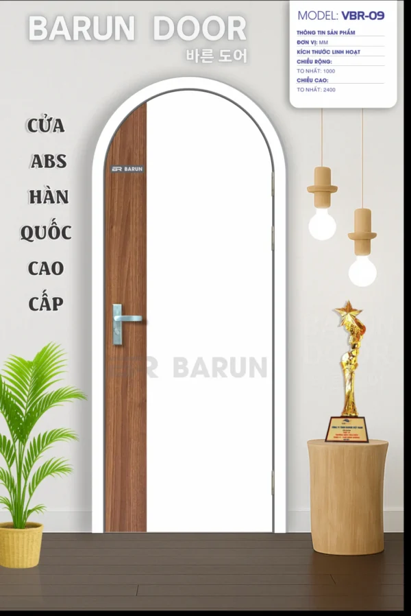 Cửa vòm BRV-09 góc chụp khác