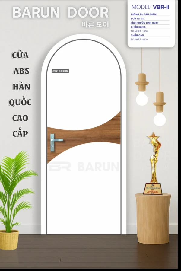 Cửa vòm BRV-11 góc chụp khác