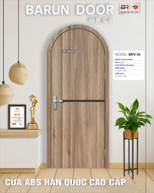 Cửa vòm BRV-16 góc chụp khác