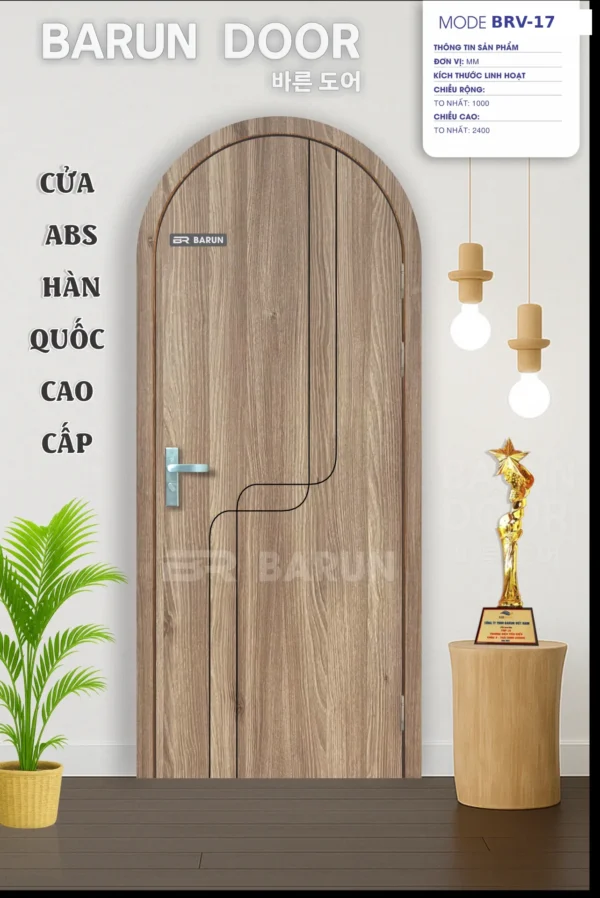 Cửa vòm BRV-17 góc chụp khác