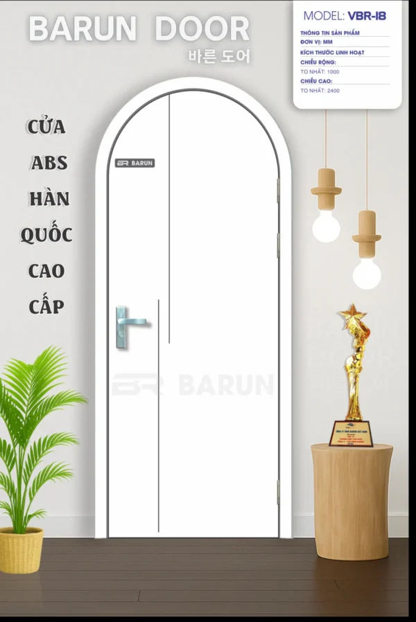 Cửa vòm BRV-18 góc chụp khác