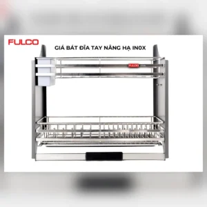 Giá bát đĩa tay nâng hạ in0x 304 fulco nsa.06