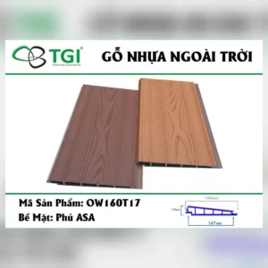 Gỗ nhựa composite ngoài trời ow160t17