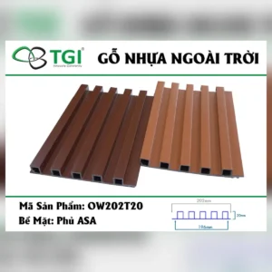 Gỗ nhựa composite ngoài trời ow202t20