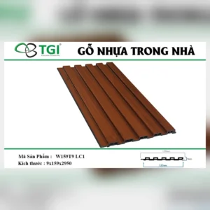Gỗ nhựa composite trong nhà w159t9