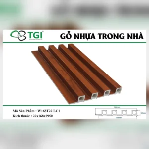 Gỗ nhựa composite trong nhà w168t22