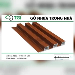 Gỗ nhựa composite trong nhà w202t28