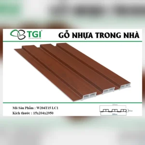 Gỗ nhựa composite trong nhà w204t15