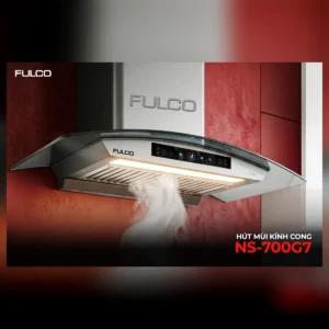 Hút mùi fulco kính cong cao cấp fulco fc-700g7