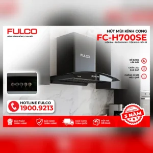 Hút mùi fulco kính cong cao cấp fulco fc - h700se