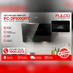 Hút mùi fulco kính vát sang trọng fulco fc-jp1010p7
