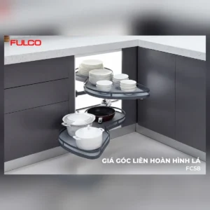 Kệ giá góc liên hoàn lá fulco fc58 - 900-1000mm - trắng