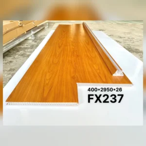 Tấm nhựa vách ngăn giả gỗ fx237
