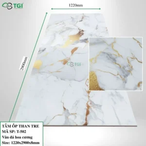 Tấm ốp than tre 8mm mã t-502