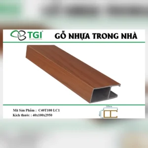 Thanh lam gỗ nhựa c40t100