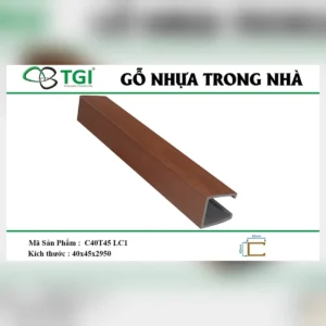 Thanh lam gỗ nhựa c40t45