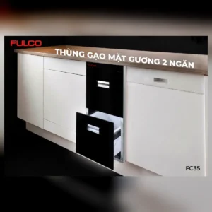 Thùng gạo 2 ngăn kéo fulco fc35
